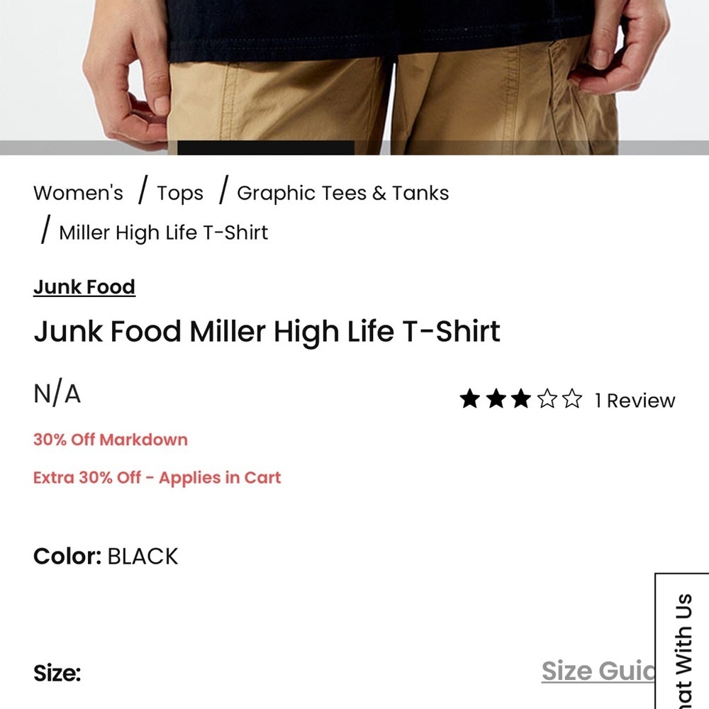 Junk Food x Miller High Life The Champagne Of Beers Unisex Graphic Tee Size M - Picture 5 of 6